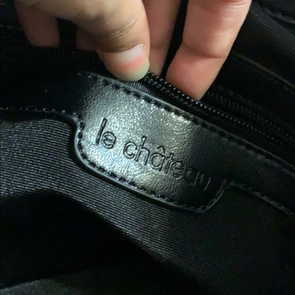 Le Chateau black suede handbag - Picture 5 of 6